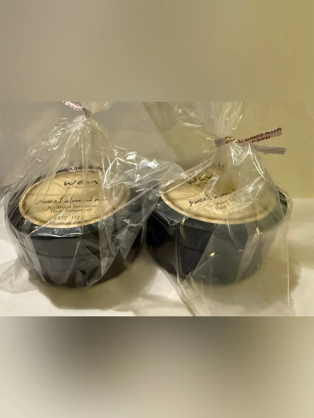 Wen by Chaz Dean Sweet Almond Mint Re-Moist Intensive Hair Treatment 2 JARS